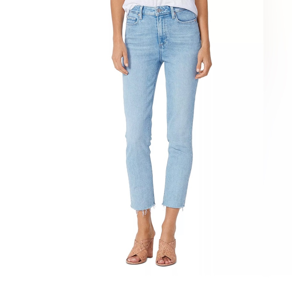 PAIGE ~ Cindy High Rise Ankle Straight Jeans